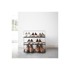 YAMAZAKI Crni metalni stalak za cipele Tower Shoe Rack