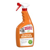 NATURE'S MIRACLE Sprej Cat Set-in Oxy Stain&Odor Remover, 709 ml