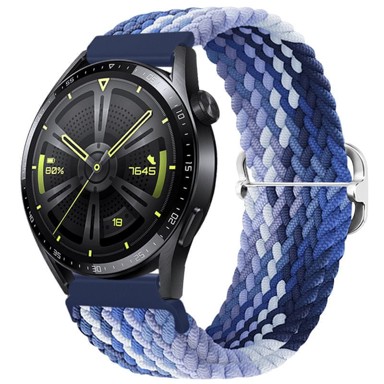 B-STRAP Elastic Nylon remen za Huawei Watch GT3 42mm, blueberry