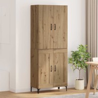 Visoka komoda, 69,5 x 34 x 180 cm, konstruirano drvo, staro drvo