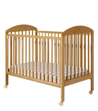 BAMBINO Krevetić Bambi, bez ladice, nature