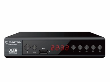 MANTA DVB-T2 prijemnik DVBT025PRO, H265, HDMI, SCART