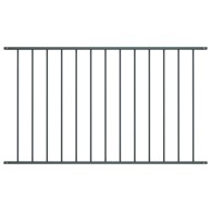 Panel za ogradu od čelika obloženog prahom 1,7x0,75 m antracit