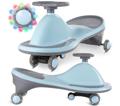 KIDWELL Guralica za djecu Rollo s LED kotačima plavi