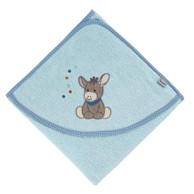 Ručnik za kupanje, dimenzije 100 × 100 cm, magarac motiv