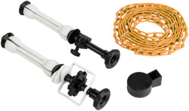 WALIMEX Pozadinski expan + lanac i uteg, narančasti