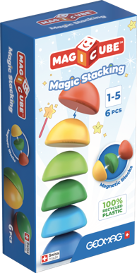 GEOMAG Magnetne kocke Magicube blokovi za slaganje 6 kom