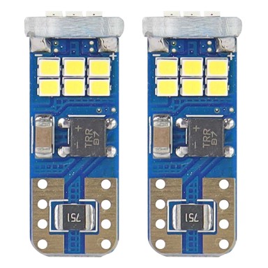 AMIO LED žarulje CANBUS T10 W5W 18SMD UltraBright 2016 bijele 12V/24V