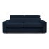BOBOCHIC PARIS Tamno plava sklopiva sofa 215 cm Monaco, 215x99x96 cm
