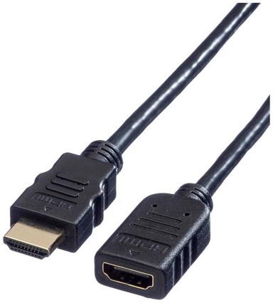 ROLINE HDMI produžni kabel sa mrežom, HDMI M - HDMI F, 5.0m