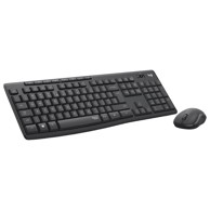 LOGITECH Bežični set tipkovnice i miša MK295, tamnosivi