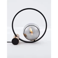 NOVA LUCE Stolna lampa Neso, E14, IP20, brušena zlatna/crna