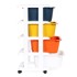 MODERNHOME Ormarić na kotačima 4 ladice 74 x 35,5 cm