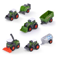 DICKIE TOYS Poljoprivredna vozila Fendt Mikro tim 9cm, 3 kom.