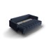 COSMOPOLITAN DESIGN Tamno plava sklopiva/s prostorom za odlaganje sofa 222 cm Bali, 222x84x105 cm