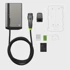 GREEN CELL Stanica za punjenje električnih vozila EVGC021A2250, aluminij, ugrađeni zaslon, LED, siva