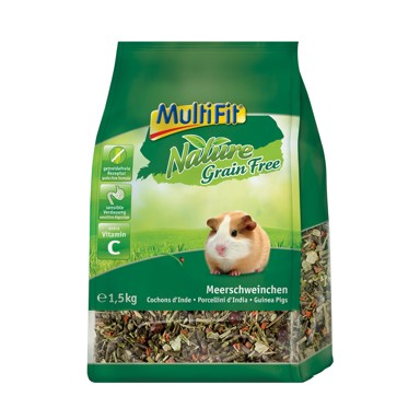 MULTIFIT Hrana za zamorce Nature Grainfree 1,5 kg