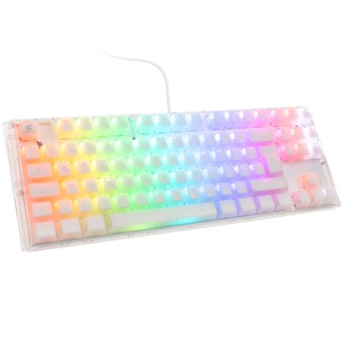 DUCKY Tipkovnica One 3 TKL Gaming USB QWERTZ njemačka bijela