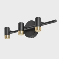 RABALUX Kadir kupaonska svjetiljka led 9w/crna/ zlatna/ip44/820lm ra75042