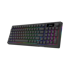 NIKCORP Gaming tipkovnica 96%, mehanička, 95 tipki, LCD zaslon, Hot-Swap, RGB, USB-C, crna