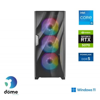 ANNI Stolno računalo Gamer Extreme / Intel Core i5-14400F, 32 GB, 2 TB SSD, NVIDIA GeForce RTX 5070, Windows 11
