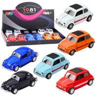 Metalni auto s pogonom i otvaranjem vrata, 1:36, boja nasumična 
