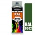 Akrilni lak u spreju RAL 6002 lisnato zelena polumat 400 ml