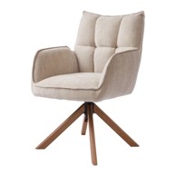 UNIQUE FURNITURE Krem blagovaonske stolice u setu 2 kom Marilla 