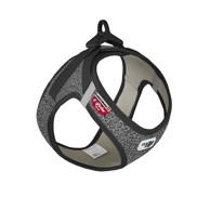 CURLI Oprsnica za pse Merino Clasp Air-Mesh M, crna