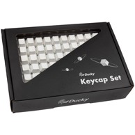 DUCKY Kapice za tipkovnicu Blank White Pbt Set, 133 komada, bijele