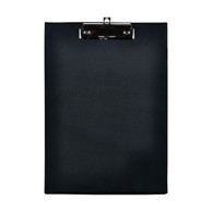 FORNAX Ploča s klipom i kvačicom, A4, PP, crna