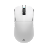 WHITE SHARK Gaming miš WGM-5021 BORS, bežični, 12000 DPI, bijeli