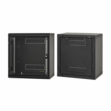 TRITON Zidni ormar 18U 900 600x400, crni, sastavljen