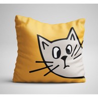 OYO KIDS Dječji jastuk Orange Cat, 40 x 40 cm