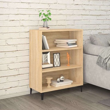 Komoda, 69,5 x 32,5 x 90 cm, od konstruiranog drva, sonoma hrast
