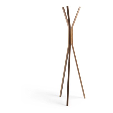 KAVE HOME Smeđa vješalica u dekoru od orahovog drveta Benzara