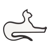 CANDELLUX LIGHTING Dječja svjetiljka Cat, crna