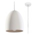 NICE LAMPS Bijela viseća svjetiljka s keramičkim sjenilom ø 30 cm Fonsie
