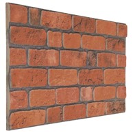 Zidni paneli, 100x50 cm, EPS pjena, terakota, 10 kom
