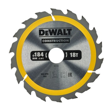 DEWALT List kružne pile DT1941-QZ, 184x30 mm, 18 zuba, drvo