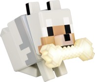 PALADONE Globuddies minecraft vuk 3D LED noćno svjetlo, promjena boje