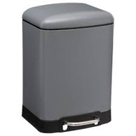 FIVE Kanta za smeće Ariene, 6l, 22.5x23.5x32.5 cm metalik