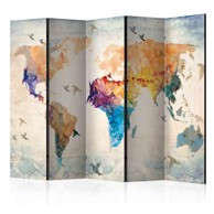 Sobna pregrada u 5 dijelova Paper birds II 225x172