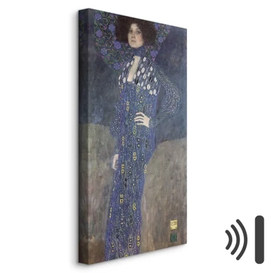 Slika Gustav Klimt – Emilie Flöge, 60x120 cm, akustična