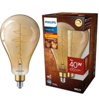 PHILIPS Vintage LED Žarulja, E27, 7W, 470 lm, 1800K, 240V, A160, CL, dimabilna