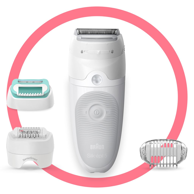 BRAUN Epilator Silk-épil 5 81770430, 28 pinceta, bijeli