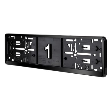 AMiO Okvir tablice za automobile Premium, crni