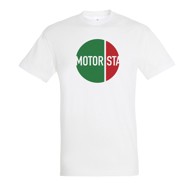 MOTORISTA BIKE SHOP Brand majica, white