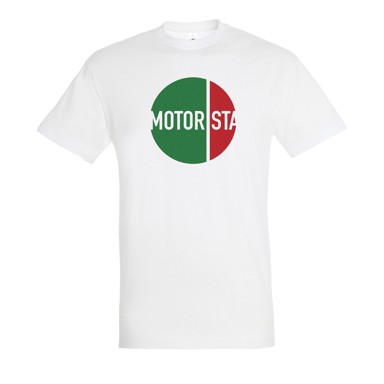 MOTORISTA BIKE SHOP Brand majica, white