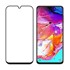 WOZINSKY Kaljeno staklo, potpuno ljepilo zaštitnik zaslona s kućištem u okviru za Samsung Galaxy A70 crno